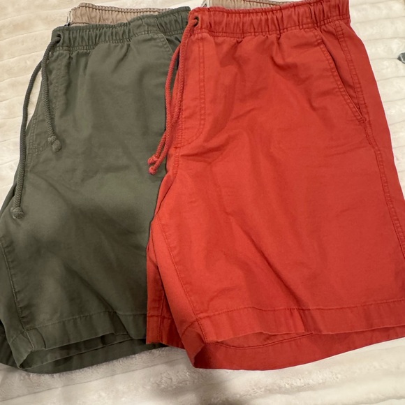 L.L. Bean Other - LL Bean Dock Shorts Men XL Lot of 2 Organic Cotton Canvas Drawstring Classic Fit